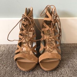 Sam Edelman Lace Up Block Heel